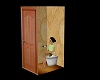 hidden toilet with pose
