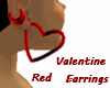 Valentine Red Earrings