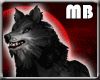 [MB] Fierece Wolf Black
