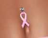Pink Ribbon Belly Ring