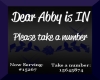 Abby Sign (Custom)