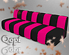 Wavy Deep Pink Sofa