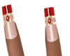 Red Adara Nails
