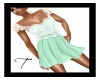 Lace Mint Mini Dress