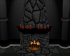 SAX Blk Castle Fireplace