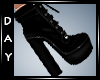[Day] Blk Rose Boots