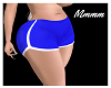 !ML Blue Sporty Shorts