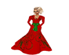 Red-Green Xmas Gown