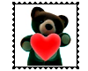 Teddy has a heart!