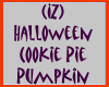 Cookie Pie Pumpkin