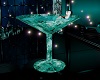 Æ* Teal Wine Glass Tub