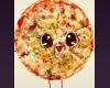 Kawaii Pizza FUnny LOL Halloween Costumes Food Rave Song