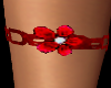 RLS Red Flower Garter