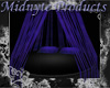 -N- Purple Curtained Bed