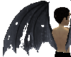 evil black demon wings