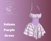 Solana Purple Dress
