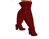 Red Lace Boots