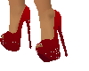 Dia. Studded Pumps - Red