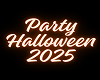 Party HALLOWEEN Sign