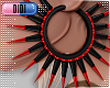 !!D Earrings Red LT