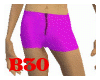 Grape mini shorts
