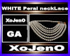WHITE Peral neckLace