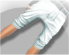 [P] White-Blue Shorts