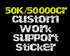 50K Support Sticker