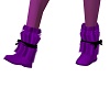 DL}Purple child fur boot