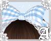 Forest Picnic Bow~ Blue