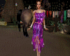 purple gypsy dress