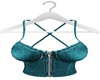 |L| Corset Teal Top