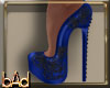 Blue Rose Stud Pumps