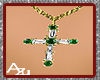Emerald & Diamond Cross