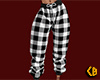 Black White PJ Pants (F)