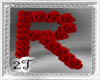 ~2T~ R  Letter Red Rose