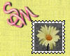 Yellow Flower Stamp