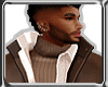 BROWN JACKET W GLOVES
