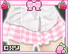 ♡ pink plaid skirt