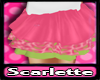 -S- Pink Leapord Skirt