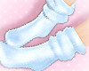 ! fuzzy socks blue