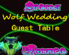 Wolf Wedding Guest Table