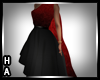 {HA} Belted RedBlk Dress