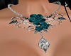 Necklace turq roseani