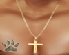 V]Cross Necklace