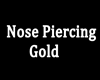 Nose Piercing gold