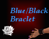 Blue/Black Crayon bangle