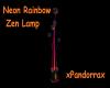 Neon Rainbow Zen Lamp