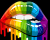Pride Lips Cutout Male