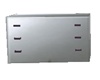 Silver filing cabinet